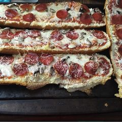 Best French bread pizza A picture of Best French bread pizza.