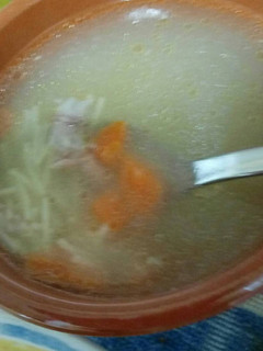 Una foto de Sopa de picadillo