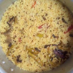 A picture of Masala veggie bath.