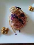 Spaghetti con cavolo viola