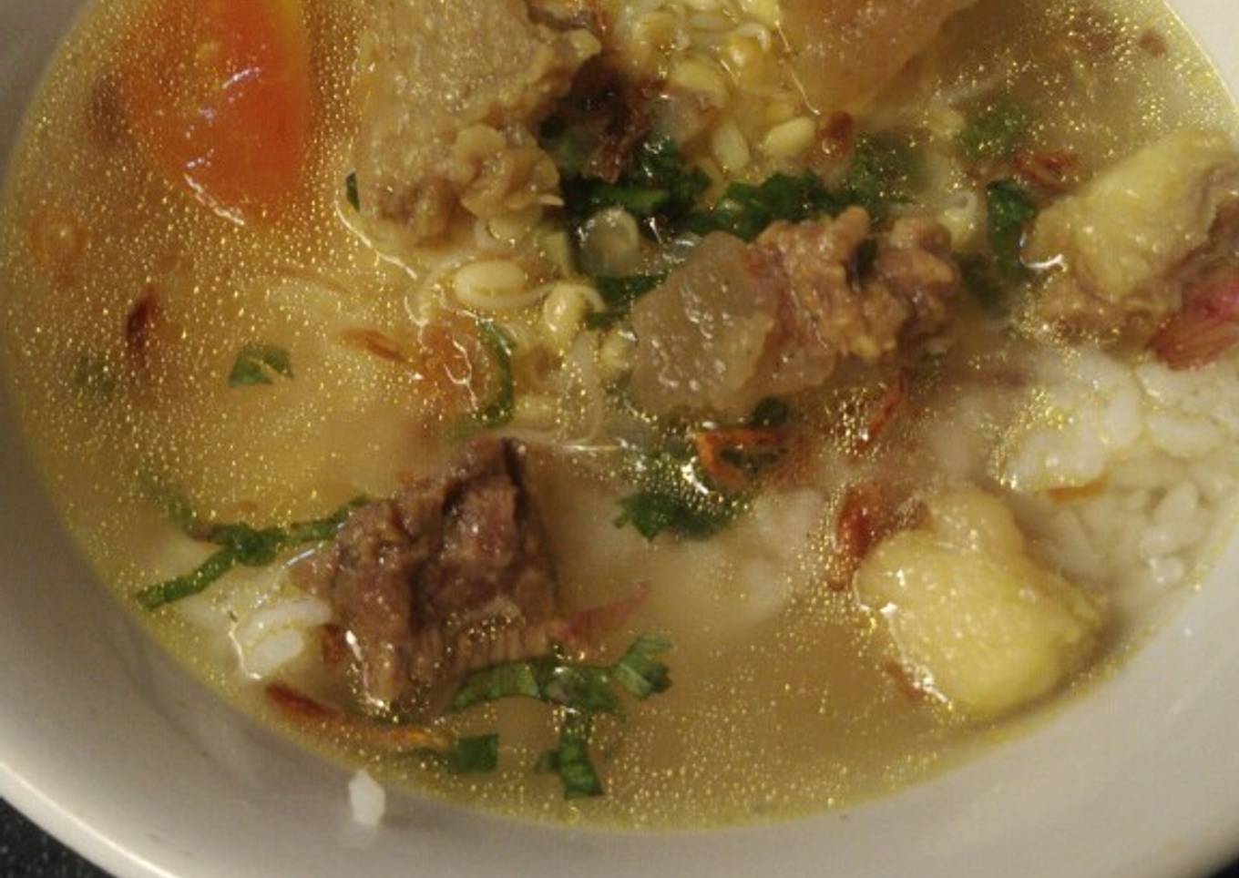 Soto Tetelan Daging Sapi