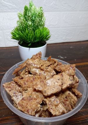 Foto resep Kripik Nasi Merah Sisa Kemaren