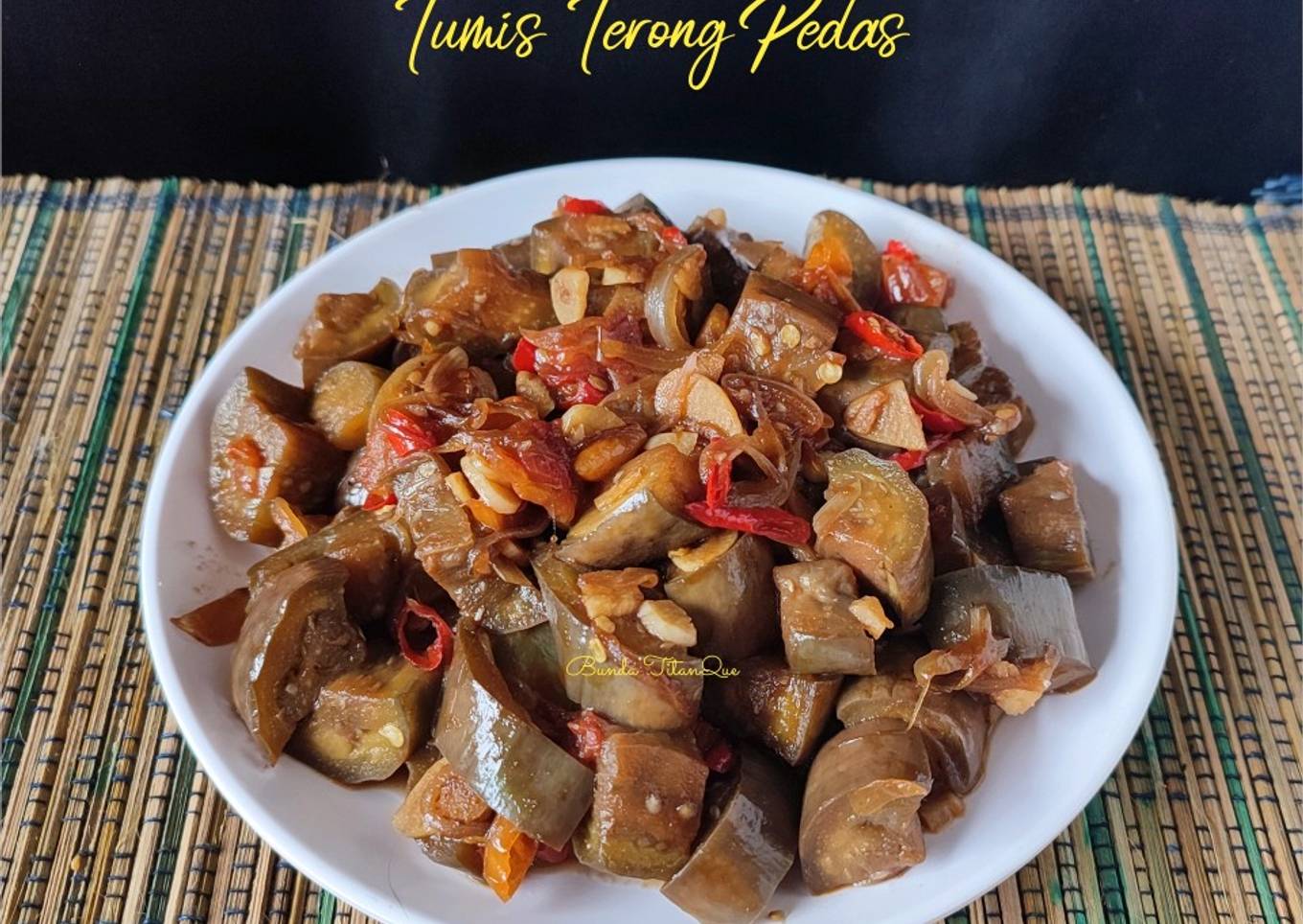 Tumis Terong Pedas