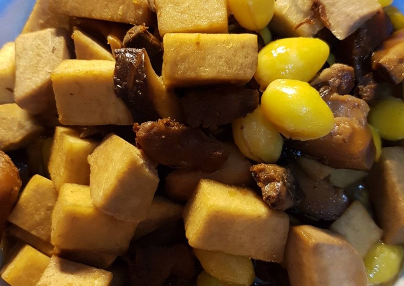 Keladi Tumis Jamur Vegetarian