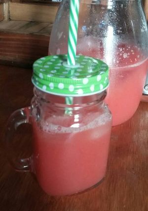 Una foto de Smoothie de frutillas