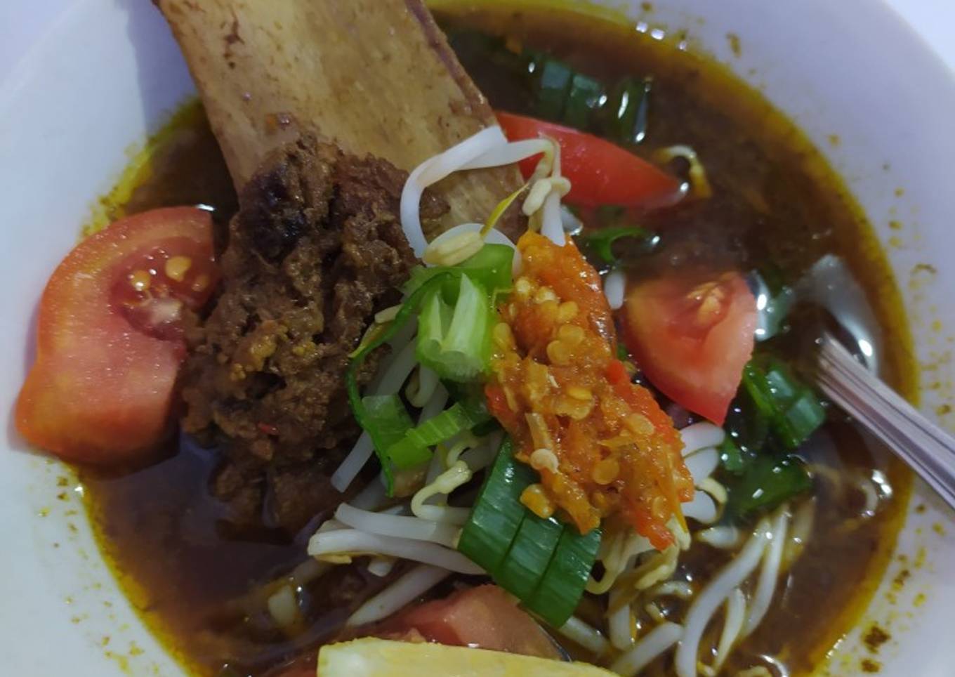 Rawon iga sapi