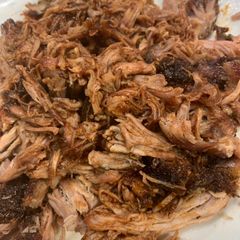 A picture of Pulled Pork with Barbecue Sauce.
