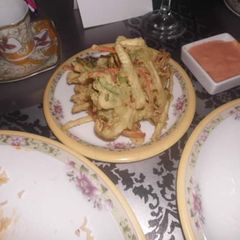 A picture of Kakiage tempura (vegetables tempura).