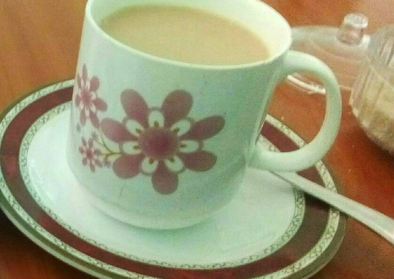 Milk Tea with soft cake