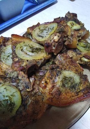 Fűszeres sült malackaraj recept fotója