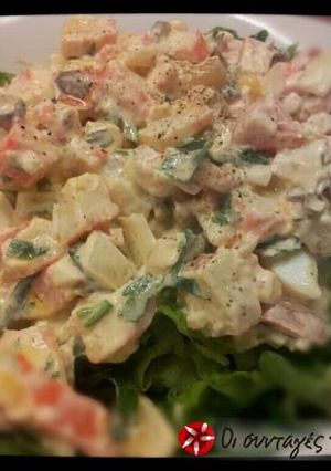 Φωτογραφία της συνταγής Crab Salad: Καβουροσαλάτα