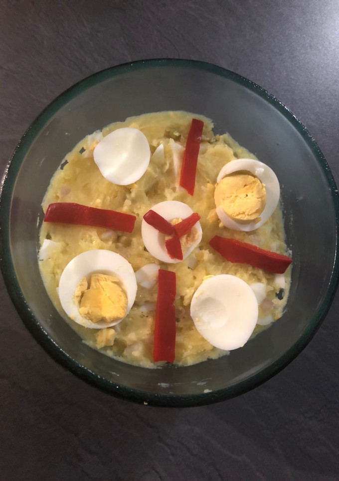 Una foto de Ensaladilla “casi” rusa (sin mayonesa)