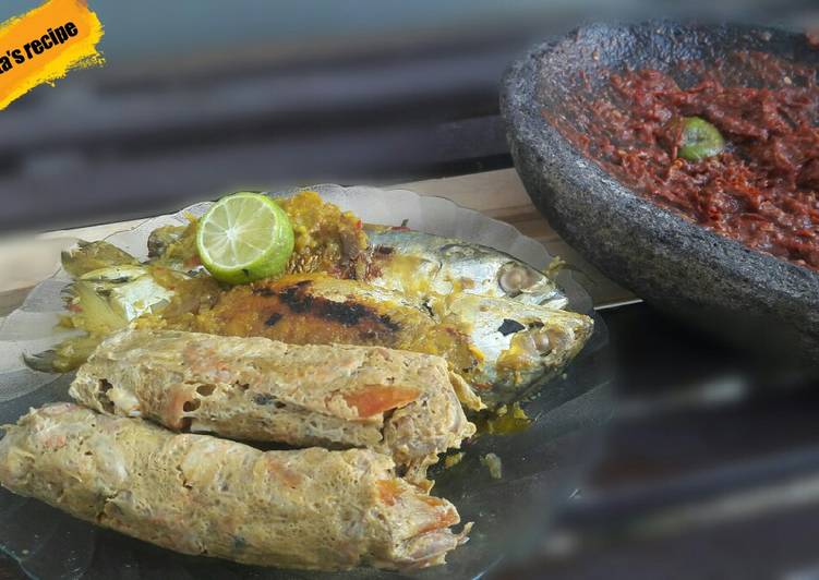 Bumbu mengolah Pepes udang dan ikan kembung, Sempurna