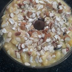 A picture of Fruity and nutty custard.