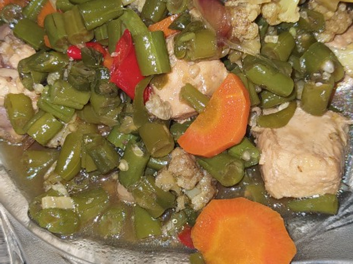 Resep Oseng buncis, kembang koll, ayam Anti Gagal