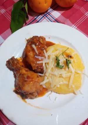 Una foto de Alitas de pollo agridulces