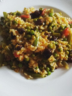 Una foto de Arroz de verduras