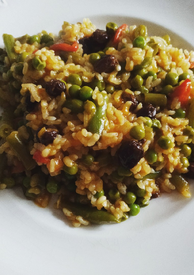 Una foto de Arroz de verduras
