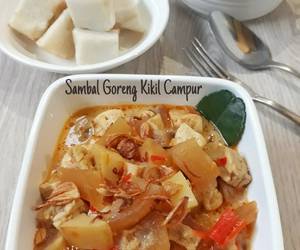 Resep mudah 648. Sambal Goreng Kikil Campur Nikmat Lezat