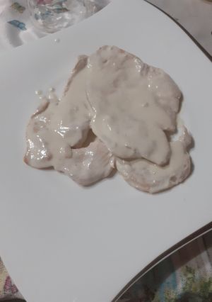 Foto di Petto di pollo con panna