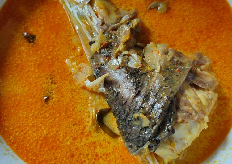 Langkah mengolah Gulai Kepala Ikan Kakap nikmat