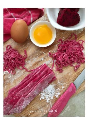 Foto resep Mie buah naga
