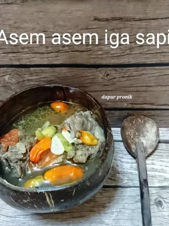 Langkah Mudah untuk Membuat Resep Asem asem/pindang iga sapi Anti Ribet, Mantap Sekali