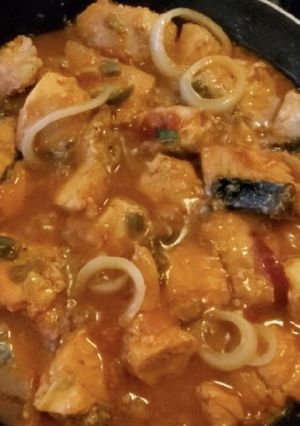Una foto de Pescado guisado