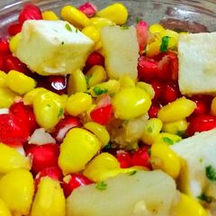 A picture of Paneer Corn Chaat.