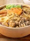 Mushroom Curry Hot Pot with Ramen Noodles