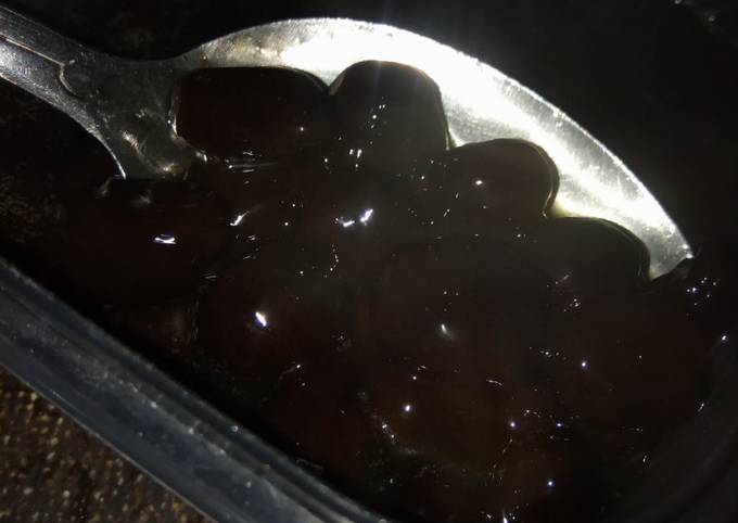 Boba Coklat brown sugar Anti Gagal (takaran sendok)