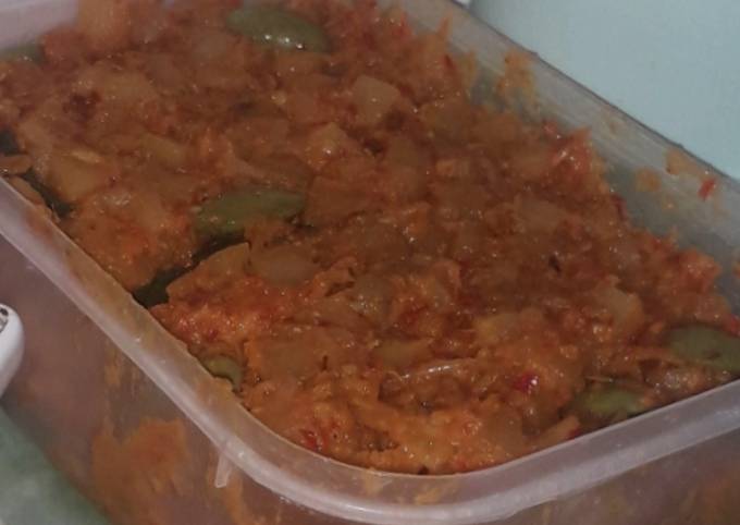 Sambel goreng kentang ebi