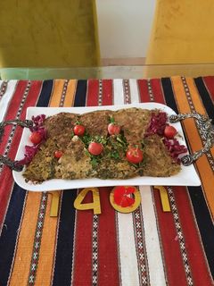 عکسی از دستور کوکو کاهو ۲ تخم مرغی