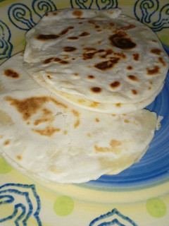 Una foto de Tortitas de jamón y queso rápidas