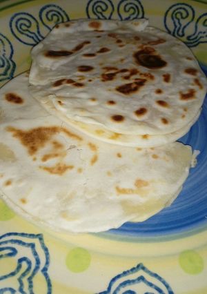 Una foto de Tortitas de jamón y queso rápidas