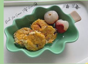 Hình của món Bánh xèo somen thịt rau củ cho bé !!.