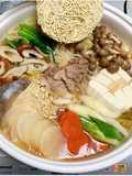 Healthy Hot Pot with Instant Ramen