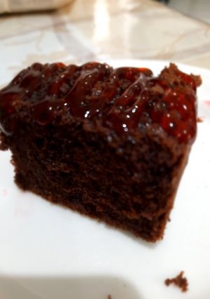 Foto resep Blackforest lembut istimewa 1/2 resep loyang 20 cm
