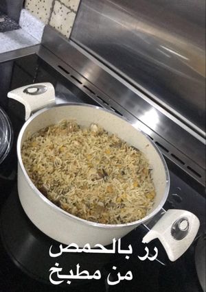 صورة لوصفة رز بالحمص بالدجاج