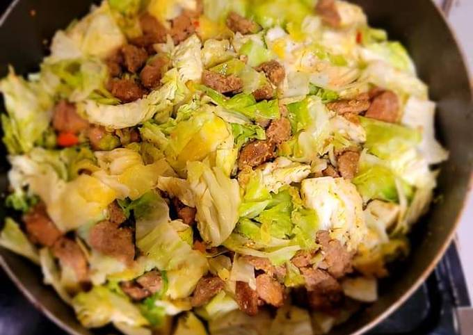 Instant pot cabbage and sausage