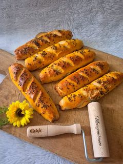 عکسی از دستور نان پرتزل آلمانی