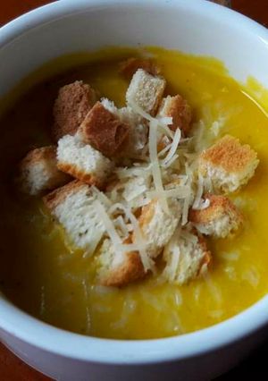 Una foto de Crema de Zapallo
