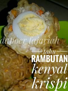 Foto resep Tahu rambutan homemade krispi dan kenyal