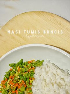 Foto resep Nasi Tumis Buncis