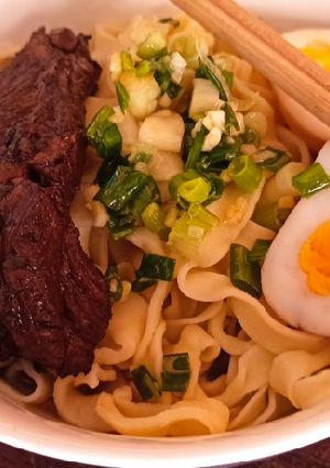 Una foto de Ramen casero