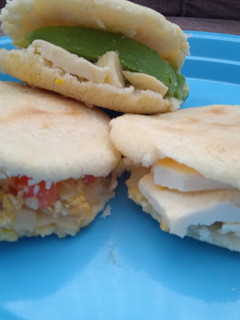 Una foto de Arepas