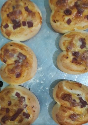 Foto resep Heart shape bread
