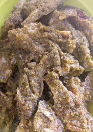 Foto resep Sambel cabe hijau ikan anak kurau