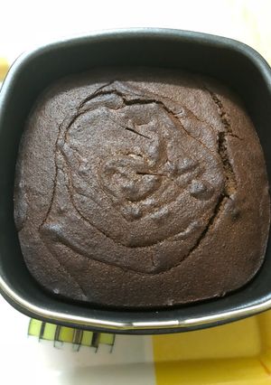 Hình của món Bánh Brownie nướng trong nồi chiên không dầu.