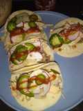 Spicy pork slaw taco